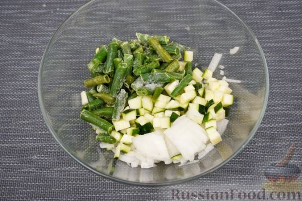 Рыба, запечённая с овощами (в фольге)